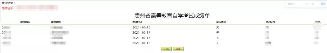 2021年10月贵州自考成绩查询时间是11月12日！(图2)